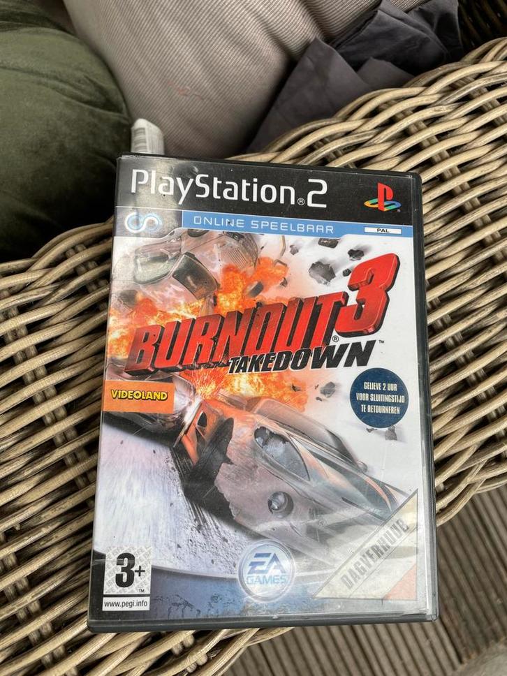 Burnout 3: Takedown - PlayStation 2, Spelcomputers en Games, Games | Sony PlayStation 2, Gebruikt, Racen en Vliegen, 1 speler