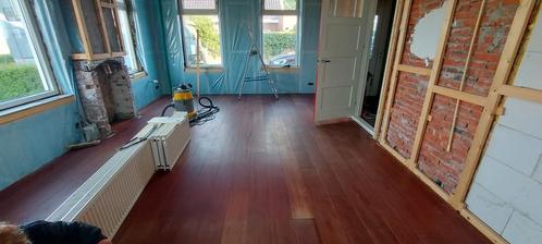 Houten vloer, Doe-het-zelf en Verbouw, Vloerdelen en Plavuizen, Gebruikt, Parket, Hout, 150 cm of meer, 10 tot 30 cm, 10 m² of meer