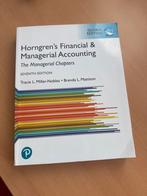 Horngren Accounting - Managerial Chapters, 7e editie, Ophalen of Verzenden, Gelezen, Overige niveaus, Bedrijfseconomie of M&O
