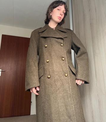 Korps Mariniers wollen mantel khaki 1950 beschikbaar voor biedingen