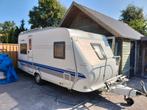 Hobby 460 Excellent Easy caravan met voortent en fietsenrek, Caravans en Kamperen, Omvormbare zithoek, Rondzit, Hobby, Particulier