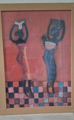 Wanddecoratie Afrikaanse vrouwen, Huis en Inrichting, Ophalen, Gebruikt