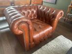 Fateuil leder, Huis en Inrichting, Banken | Sofa's en Chaises Longues, Chesterfield, Minder dan 150 cm, Minder dan 75 cm, Gebruikt