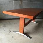 OPRUIMING Deens design teak salontafel jaren 50 60, Ophalen, Scandinavisch design, Gebruikt, Aluminium