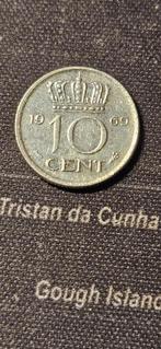 Dubbeltje Juliana 1969, Ophalen of Verzenden, Koningin Juliana, 10 cent, Losse munt