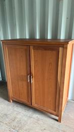 Massief kersenhouten computermeubel, Huis en Inrichting, Kasten | Dressoirs, Ophalen, Met deur(en), 100 tot 150 cm, Zo goed als nieuw