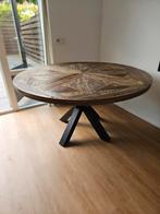 Ronde eettafel Riviera Maison, Huis en Inrichting, Tafels | Eettafels, Ophalen, Gebruikt, Rond, Vijf personen of meer