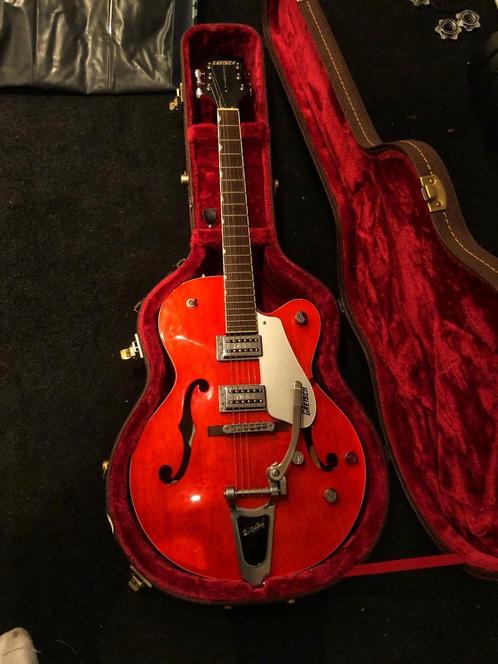 Gretsch G5120 met koffer, Muziek en Instrumenten, Snaarinstrumenten | Gitaren | Elektrisch, Zo goed als nieuw, Hollow body, Overige merken