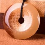 Nwe. Camelkleurige Donut Hanger Ketting, verstelbaar. -, Ophalen, Overige materialen, Verstelbaar, Overige kleuren