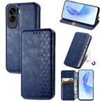 Luxe PU Lederen Wallet Case Set voor Honor 90 Lite _ Blauw, Verzenden, Nieuw, Hoesje of Tasje