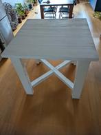 Massief vierkante houten tafel, Ophalen, Gebruikt, Vierkant, 100 tot 150 cm