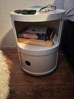 Kartell Componibili 2-laags Opbergkast/bijzettafeltje design, Huis en Inrichting, Ophalen, Minder dan 45 cm, Kunststof, Gebruikt