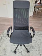 Donkergrijze bureaustoel - In hoogte verstelbaar, Ophalen, Gebruikt, Grijs, Bureaustoel