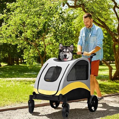 Huisdier Hond - Kinderwagen - Met Opbergmand - Hondenwagen, Dieren en Toebehoren, Honden-accessoires