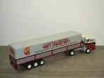 Daf 2800 Truck & Trailer Van Maanen Barneveld - Lion Car, Hobby en Vrije tijd, Modelauto's | 1:50, Zo goed als nieuw, Lion Car