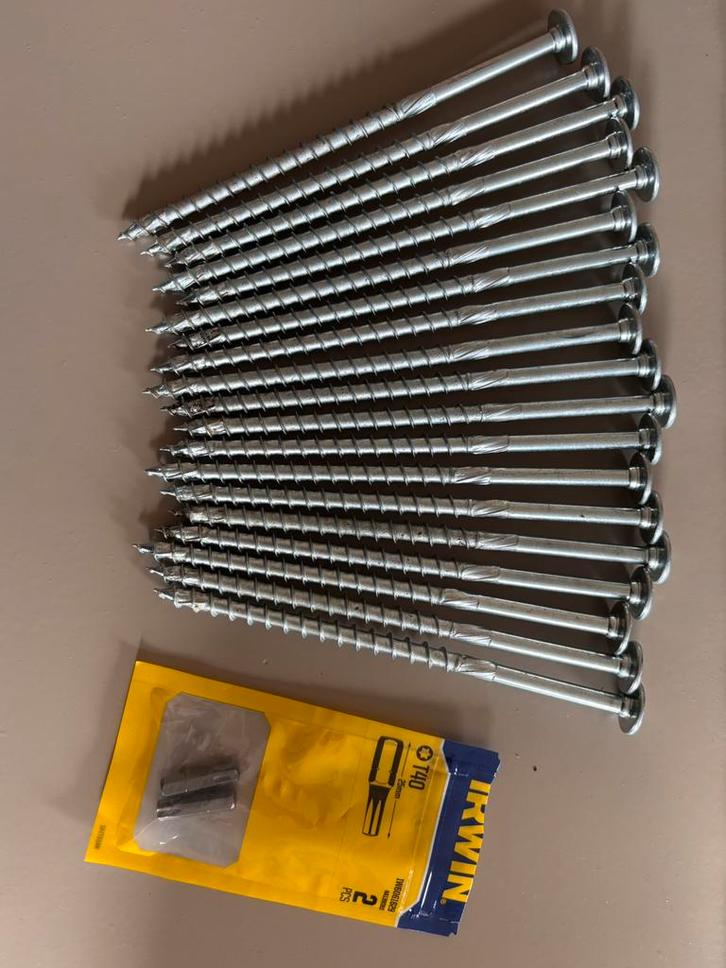 19x Schroef 17cm Torx-40, Watersport en Boten, Hengelsport | Karpervissen, Zo goed als nieuw, Overige typen, Ophalen of Verzenden