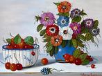 Johannes Eerdmans, stilleven bakje fruit en vaas met bloemen, Ophalen
