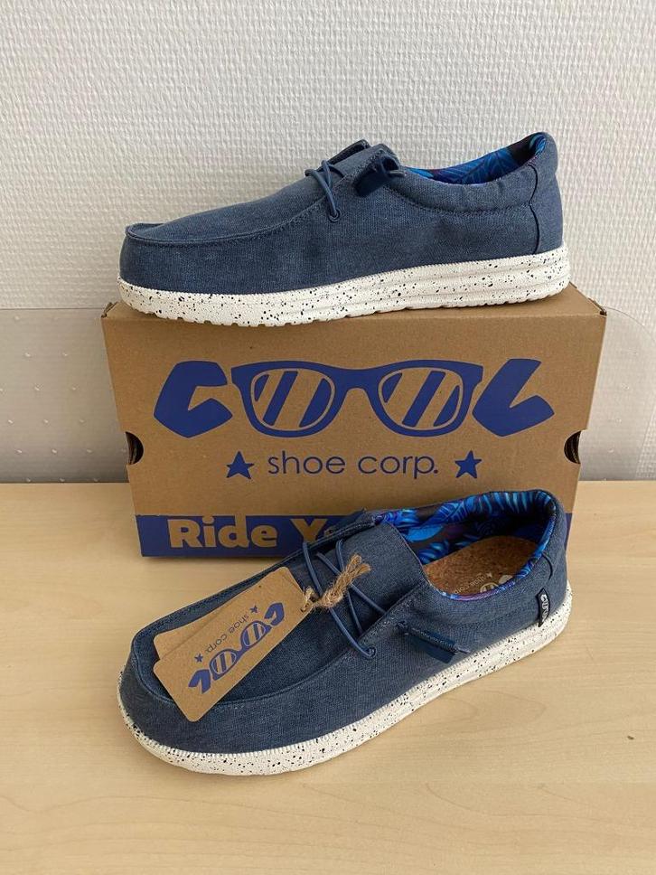 COOLshooz Loafers Denim – Wolkencomfort - maat 39, Kleding | Heren, Schoenen, Nieuw, Loafers, Blauw, Ophalen of Verzenden