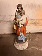 Porselein | Heilige Jozef met kindje Jezus, Antiek en Kunst, Antiek | Porselein, Ophalen of Verzenden