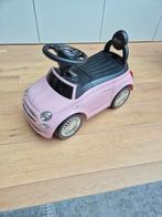 Loopauto Fiat 500 roze, Kinderen en Baby's, Speelgoed | Buiten | Voertuigen en Loopfietsen, Ophalen, Zo goed als nieuw, Loopvoertuig