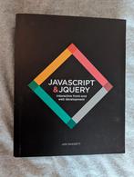 JavaScript & jQuery Boek - Jon Duckett, Boeken, Informatica en Computer, Ophalen of Verzenden, Zo goed als nieuw, Programmeertaal of Theorie