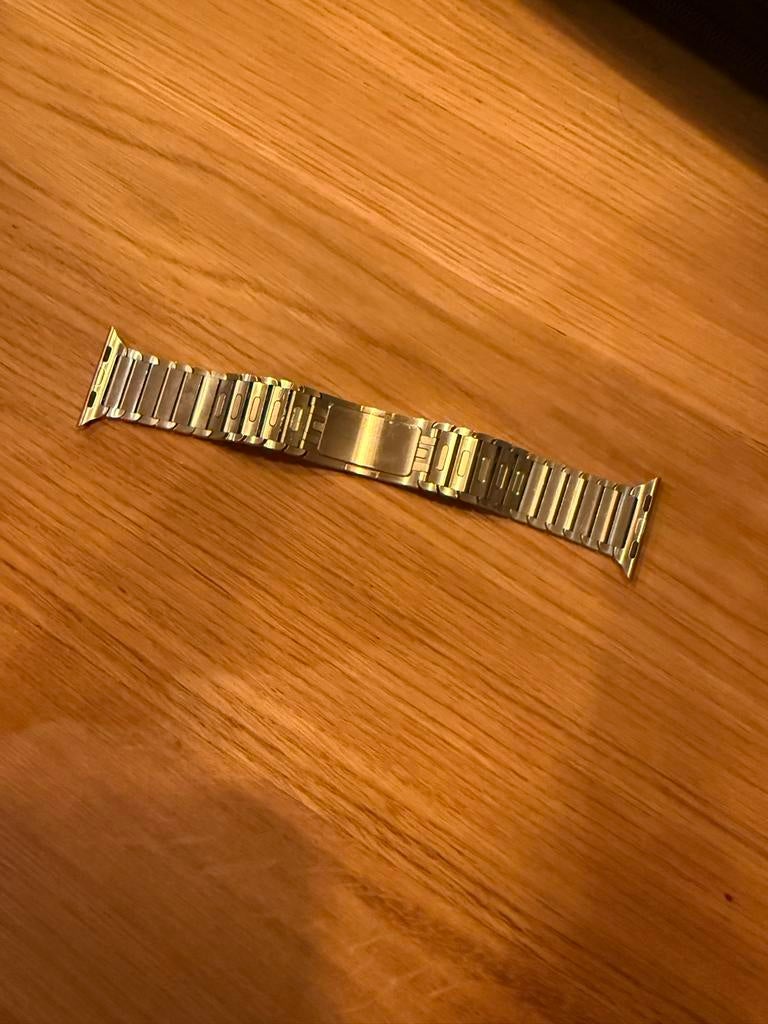 Apple Watch RVS Band Apple 40 mm, Gebruikt, IOS, Ophalen of Verzenden, Waterdicht