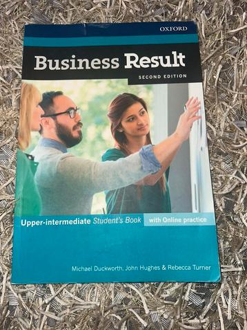 Business Result – Upper-intermediate Student’s Book beschikbaar voor biedingen
