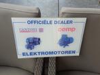 reclame dealer bord CANTONI  motor CEMP elektromotoren, Ophalen of Verzenden