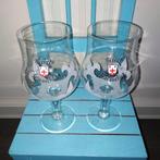 Tripel Karmeliet bierglazen 2 stuks 0.3l, Ophalen, Zo goed als nieuw, Glas of Glazen, Overige merken