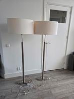 2 prachtige vloerlampen RVS hoogte 1,61, Ophalen, Gebruikt, Metaal, 150 tot 200 cm