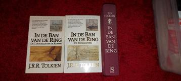 J.R.R. Tolkien 3 boeken In de ban van de ring.
