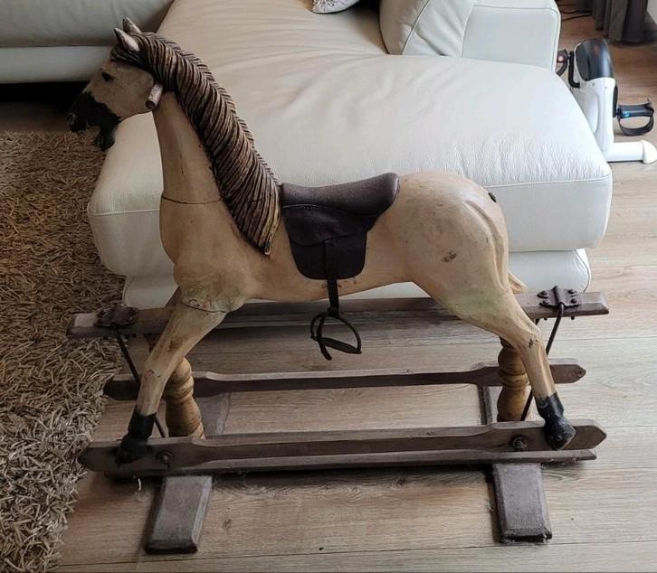 Antiek hobbelpaard, Kinderen en Baby's, Speelgoed | Hobbelfiguren, Gebruikt, Ophalen