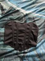 Corset top, Kleding | Dames, Tops, Zwart, Nieuw, Ophalen of Verzenden, Zonder mouw