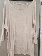 Beige top met vleermuismouwen. maat L., Beige, Maat 42/44 (L), Ophalen of Verzenden, Zo goed als nieuw