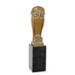 Bronzen art deco uil, Antiek en Kunst, Ophalen
