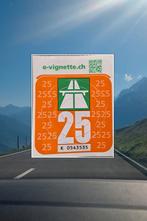 Vignet Zwitserland 2025 met bon, Tickets en Kaartjes, Autovignetten, Drie personen of meer