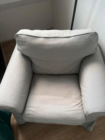 Grijze Ektorp Ikea fauteuil - afbeelding 2
