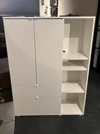 Mooie opbergkast met deuren en planken, Gebruikt, 100 tot 150 cm, Meerdere deuren, Ophalen of Verzenden