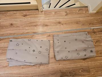 Glow in the dark gordijnen, compleet met rails. beschikbaar voor biedingen