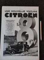 Citroën advertentie uit 1932, Ophalen of Verzenden, Gebruikt, Overige typen