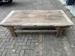 Robuuste houten salontafel, Huis en Inrichting, Ophalen, Gebruikt, 100 tot 150 cm, 150 tot 200 cm