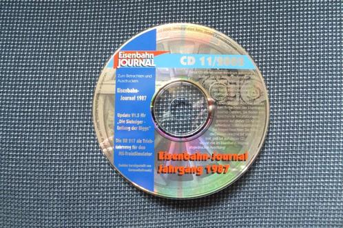 Eisenbahn Journal tijdschrift jaar 1987 spoorwegen EJ CD-ROM, Verzamelen, Spoorwegen en Tramwegen, Nieuw, Trein, Boek of Tijdschrift