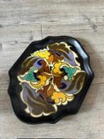 Gouds Plateel Schaal / Schotel - Plazuid "Grotius" (Art Deco, Ophalen