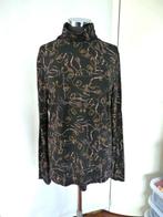 Zwart beige gele top met col, van We, mt XL , WE, Zwart, Maat 46/48 (XL) of groter, Ophalen of Verzenden