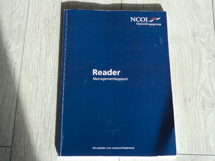 NCOI Reader Managementsupport >Snelle Verzending!<, Boeken, Studieboeken en Cursussen, Gelezen, HBO, Beta, Ophalen of Verzenden