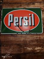 Mooi oud persil emaille reclamebord, Ophalen of Verzenden