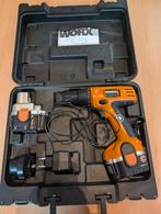 Worx Accuboormachine met 2 Accu's en Koffer, Ophalen of Verzenden, Gebruikt, Boor- en Schroefmachine, Variabele snelheid