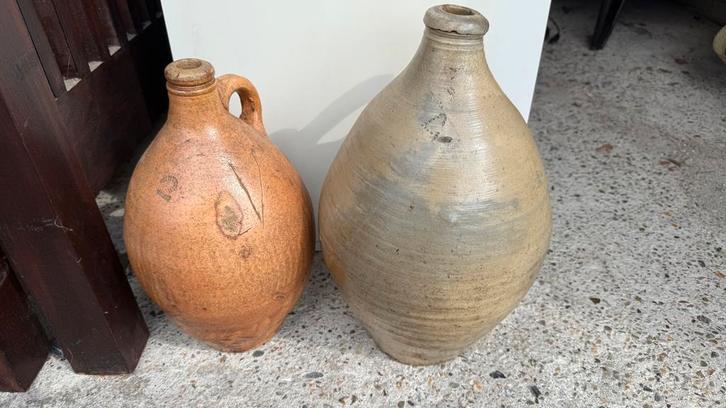 Handgemaakte Aardewerk Vazen - Set van 2, Antiek en Kunst, Antiek | Keramiek en Aardewerk, Ophalen