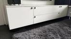 Witte tv kast / dressoir, Ophalen, Gebruikt, 200 cm of meer, Minder dan 100 cm