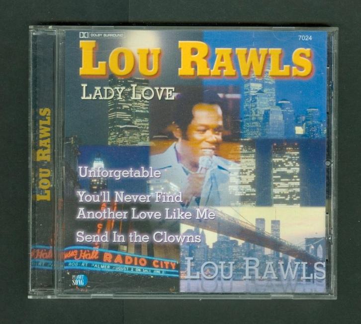 CD LOU RAWLS - Lady Love - 10 schitterende nummers!, Cd's en Dvd's, Cd's | R&B en Soul, Zo goed als nieuw, Soul of Nu Soul, 1980 tot 2000